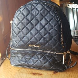 Michael Kors leather backpack